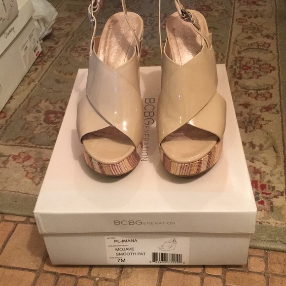 BCBGeneration PL-Imana sz7 wedges - Picture 1 of 4